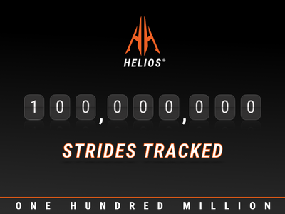 HELIOS Platform Crosses 100 Million Strides Tracked